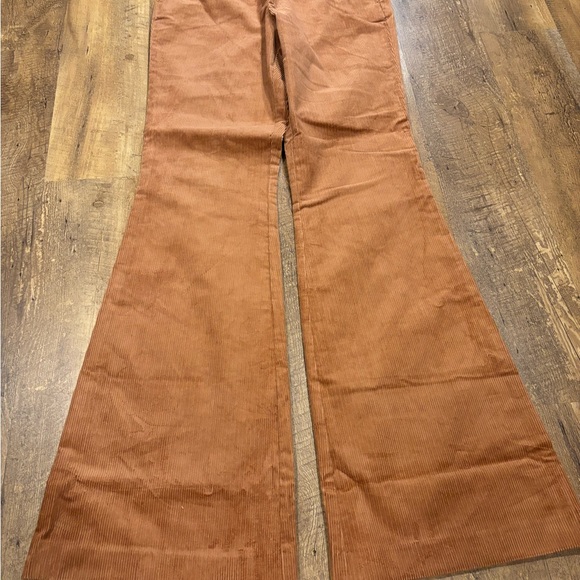 Boden Corduroy Flare Trouser Pants in butterscotch brown $160 - Picture 7 of 8